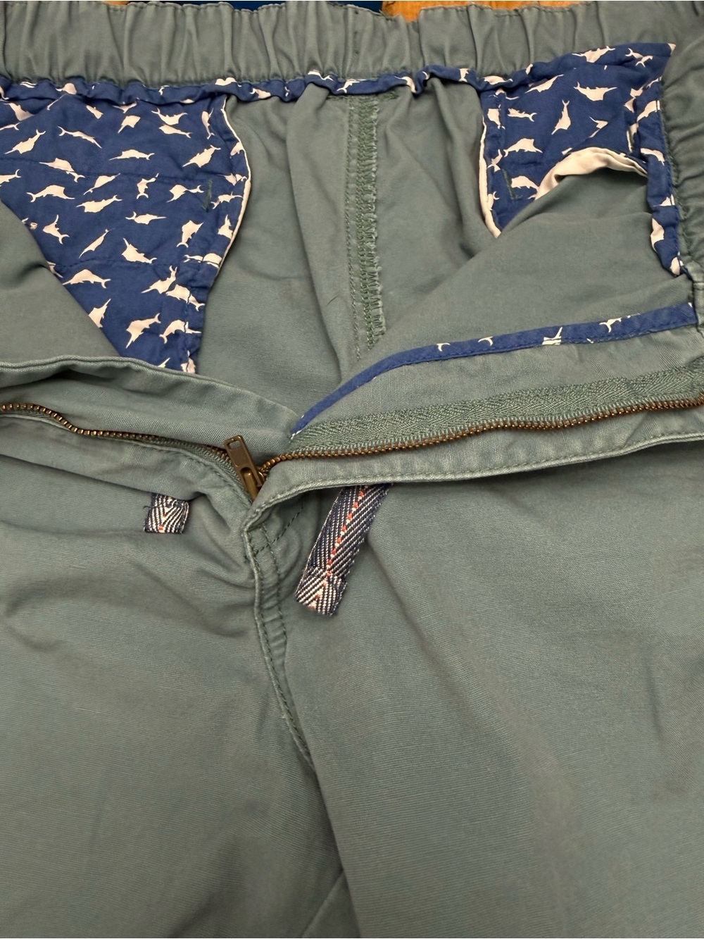 Tommy Bahama Cargo Shorts XL Blue Drawstring Island Casual Coastal - Picture 7 of 13